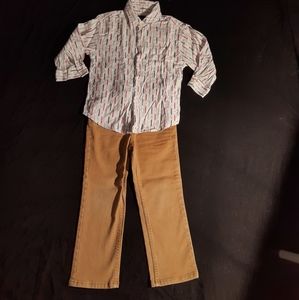 2 piece Claiborne shirt with c&j pants